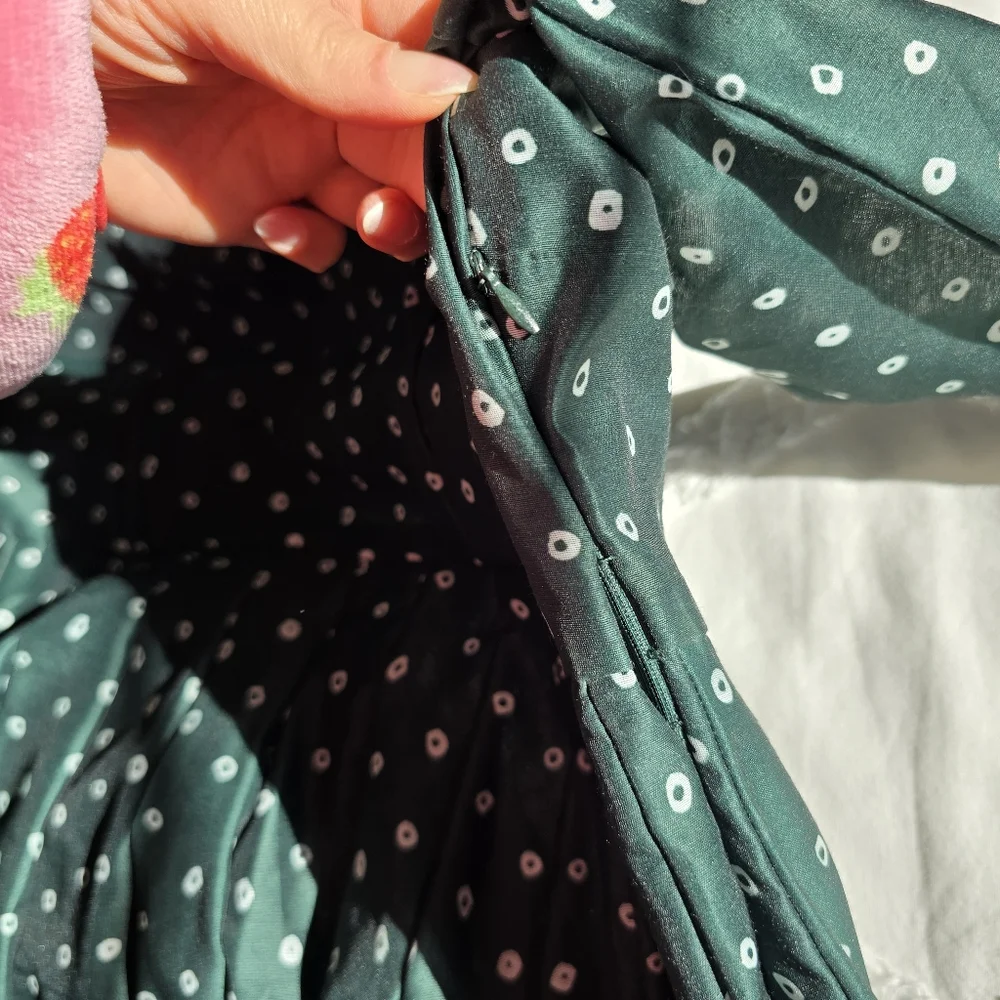 Idaho Anarkali Pishwas Maxi Dress - 42" XL Green (Indian Size 3XL) - Picture 16 of 16